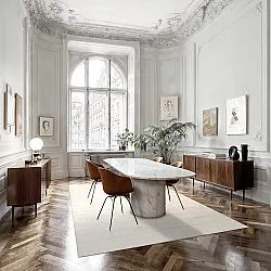 Koberec z viskózy - Jodhpur špeciálna luxusná edícia (svetlo béžová)