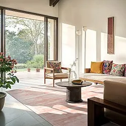 Koberec z viskózy - Jodhpur špeciálna luxusná edícia (svetlo ružová)