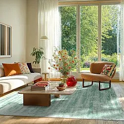 Koberec z viskózy - Jodhpur Špeciálna luxusná edícia (tyrkysový)