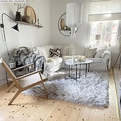 Hladké koberce - Janjira (strieborný)