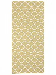 Plastové koberce - Horredsmattan Wave (žltá)