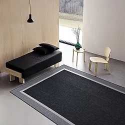 Koberec na interiér a exteriér - Alta (čierny)