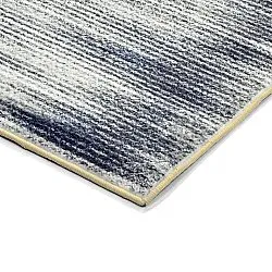 Koberec Wilton - Cara (biela/tmavomodrá)