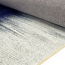 Koberec Wilton - Cara (biela/tmavomodrá)