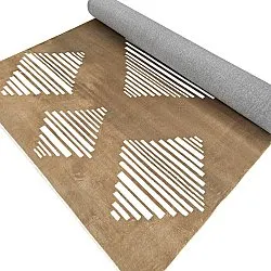 Koberec Wilton - Carmen (hnedá/biela)