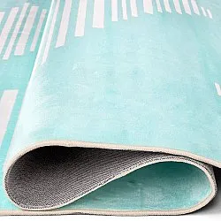 Koberec Wilton - Carmen (svetlo modrá/biela)