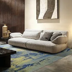 Koberec Wilton - Dolmio (modrý/multi)