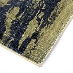 Koberec Wilton - Dolmio (čierny/žltý)