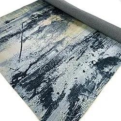 Koberec Wilton - Dolmio (čierny/žltý)