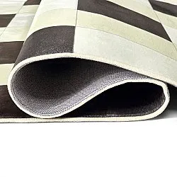 Koberec Wilton - Ferro (hnedý/krémový)