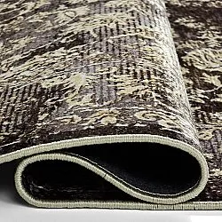 Koberec Wilton - Kvety (hnedý)