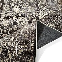 Koberec Wilton - Kvety (hnedý)