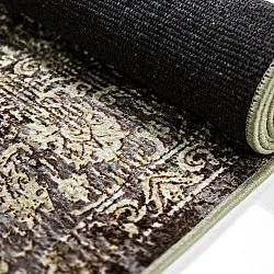 Koberec Wilton - Kvety (hnedý)