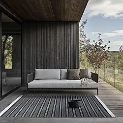 Koberec pre interiér a exteriér - Geiranger (čierny)