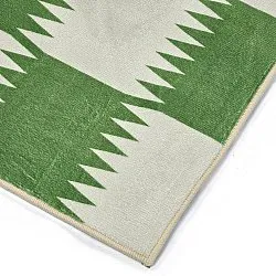 Koberec Wilton - Gobi (zelený/biely)