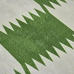 Koberec Wilton - Gobi (zelený/biely)