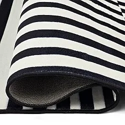 Koberec Wilton - Joma (čierny/biely)