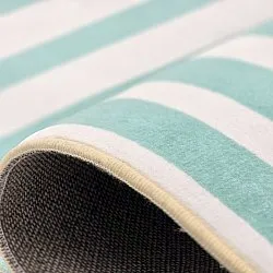 Koberec Wilton - Joma (tyrkysová/biela)