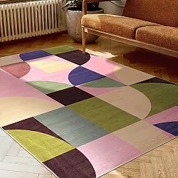 Koberec Wilton - Kalami (ružová/multi)