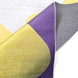 Koberec Wilton - Leiden (žltý/fialový)