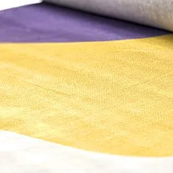 Koberec Wilton - Leiden (žltý/fialový)