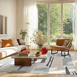 Koberec Wilton - Lucerne (šedý/multi)