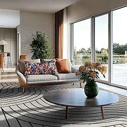 Koberec na interiér a exteriér - Maynard (čierny)