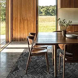 Koberec na interiér a exteriér - Brussels Night (čierny)