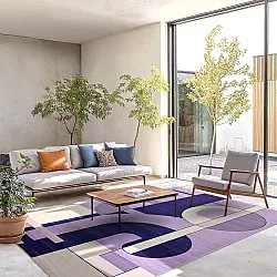 Koberec Wilton - Nysa (fialový/multi)