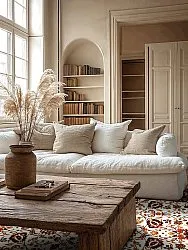 Koberec Wilton - Peking Imperial (biely)