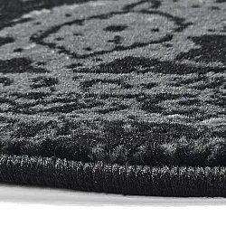 Okrúhly koberec - Peking Majestic (čierna)