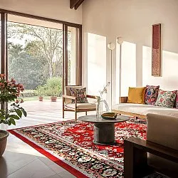 Koberec Wilton - Peking (červený)