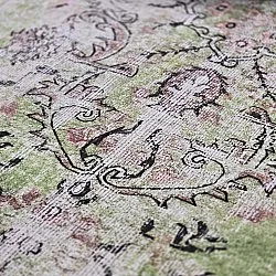 Kruhový koberec - Rosalie (zelený)