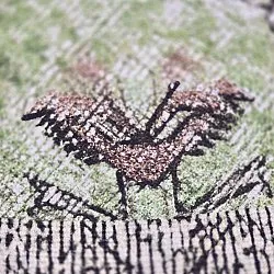 Kruhový koberec - Rosalie (zelený)