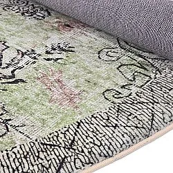 Kruhový koberec - Rosalie (zelený)