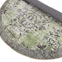 Kruhový koberec - Rosalie (zelený)