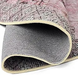 Kruhový koberec - Rosalie (ružový)