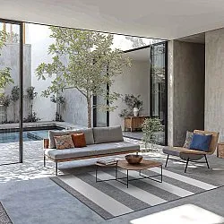 Koberec na vnútorné a vonkajšie použitie - Santana (šedý)