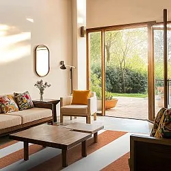 Inomhus- utomhusmatta - Santana (orange)