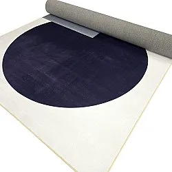 Koberec Wilton - Taos (biela/čierna/sivá)