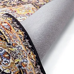 Koberec Wilton - Vakifli (čierny/multicolor)