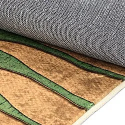 Koberec Wilton - Zebra (zeleno-oranžový)