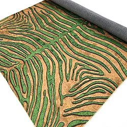 Koberec Wilton - Zebra (zeleno-oranžový)