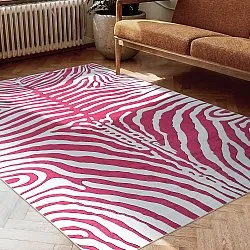 Koberec Wilton - Zebra (ružový)