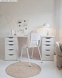 Kruhové koberce - Pletenina (juta)