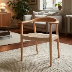 Stol - Ask (natur) - 2 st