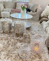 Koberce s dlhým vlasom - Janjira (offwhite)