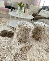 Koberce s dlhým vlasom - Janjira (offwhite)