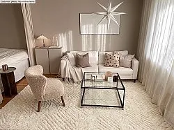 Koberec s dlhým vlasom - Monti (offwhite)