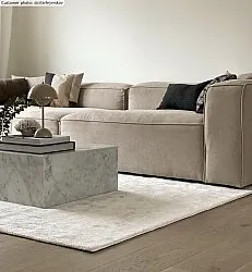 Viskózový koberec - Jodhpur Špeciálna Luxusná Edícia (offwhite)